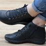 Flex & Go Cosmo Womens Comfort Leather Ankle Boots Made In Portugal