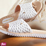 Comfortflex Denise Womens Leather Slides Sandals Made In Brazil
