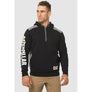 Caterpillar Mens Comfortable Versatile Logo Panel Hooded Sweat Shirt