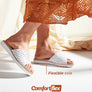 Comfortflex Denise Womens Leather Slides Sandals Made In Brazil