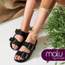 Malu Supercomfort Deim Womens Comfort Slides Sandals Made In Brazil
