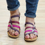 New Face Estella Womens Comfortable Leather Sandals Made In Brazil