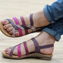 New Face Estella Womens Comfortable Leather Sandals Made In Brazil