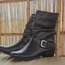 Andacco Hillside Womens Leather Comfort Mid Calf Boots Made In Brazil