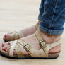 New Face Island Womens Comfortable Leather Sandals Made In Brazil