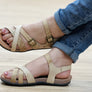 New Face Island Womens Comfortable Leather Sandals Made In Brazil