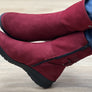 Flex & Go Jacinta Womens Comfortable European Leather Mid Calf Boots