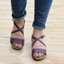 New Face Laurina Womens Comfortable Leather Sandals Made In Brazil