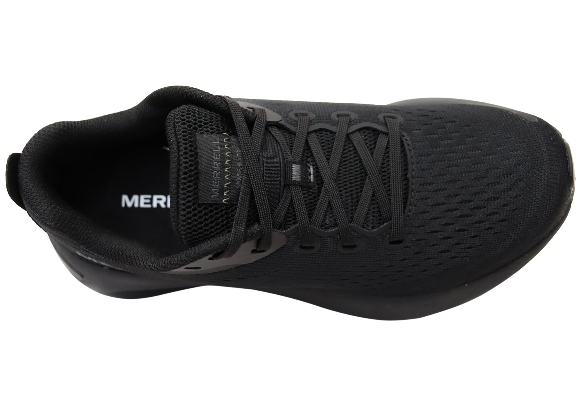 Merrell Morphlite Mens Comfortable Lace Up Running Shoes Black