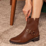 Comfortflex Belinda Womens Brazilian Comfortable Leather Ankle Boots