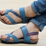 New Face Retreat Womens Comfortable Leather Sandals Made In Brazil