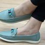 Andacco Shuttle Womens Comfortable Leather Loafers Made In Brazil