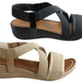 Usaflex Ambrosa Womens Comfortable Cushioned Sandals Made In Brazil
