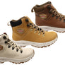 Pegada Everess Womens Brazilian Comfortable Leather Lace Up Boots