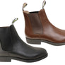 Slatters Arizona II Mens Comfortable Leather Chelsea Pull On Boots