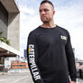 Caterpillar Mens Trademark Banner Long Sleeve Top