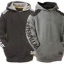 Caterpillar Mens Comfortable Versatile Logo Panel Hooded Sweat Shirt