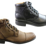 Ferricelli Ryan Mens Leather Lace Up Boots Made In Brazil