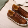 Savelli Gill Mens Comfort Leather Lace Up Casual Shoes Made In Brazil