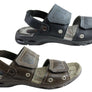 Pegada Jensen Mens Leather Comfort Cushioned Sandals Made In Brazil