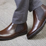 Savelli Hans Mens Comfort Leather Chelsea Dress Boots Made In Brazil
