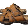 Pegada Islander Mens Comfortable Leather Slides Sandals Made In Brazil