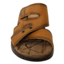 Pegada Islander Mens Comfortable Leather Slides Sandals Made In Brazil