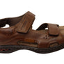 Pegada Sambo Mens Comfort Leather Adjustable Sandals Made In Brazil