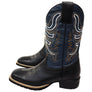 D Milton Ridgeland Mens Leather Comfortable Western Cowboy Boots