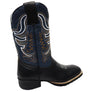 D Milton Ridgeland Mens Leather Comfortable Western Cowboy Boots