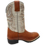 D Milton Ridgeland Mens Leather Comfortable Western Cowboy Boots