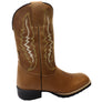 D Milton Meridan Mens Leather Comfortable Western Cowboy Boots
