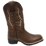 D Milton Meridan Mens Leather Comfortable Western Cowboy Boots