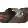 Pegada Villa Mens Leather Cushioned Thongs Sandals Made In Brazil
