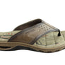 Pegada Phillip Mens Leather Cushioned Thongs Sandals Made In Brazil