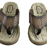 Pegada Phillip Mens Leather Cushioned Thongs Sandals Made In Brazil