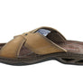 Pegada Jefferson Mens Leather Comfortable Slide Sandals Made In Brazil