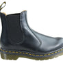 Dr Martens 2976 YS Black Smooth Unisex Leather Chelsea Boots