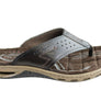 Pegada Phillip Mens Leather Cushioned Thongs Sandals Made In Brazil