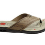 Pegada Villa Mens Leather Cushioned Thongs Sandals Made In Brazil