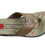 Pegada Villa Mens Leather Cushioned Thongs Sandals Made In Brazil