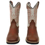 D Milton Arkansas Mens Leather Comfortable Western Cowboy Boots