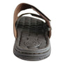 Pegada Fletcher Mens Cushioned Leather Slide Sandals Made In Brazil