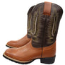 D Milton Hoover Mens Leather Comfortable Western Cowboy Boots
