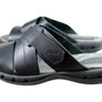 Itapua Max Mens Leather Comfortable Slides Sandals Made In Brazil