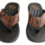 Pegada Gary Mens Cushioned Comfort Thongs Sandals Made In Brazil