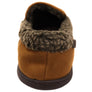 Dearfoam Mens Eli Microsuede Moccasin With Whipstitch Slippers