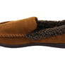 Dearfoam Mens Eli Microsuede Moccasin With Whipstitch Slippers