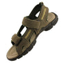 Slatters Broome II Mens Comfort Leather Sandals With Adjustable Straps