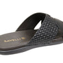 Savelli Henry Mens Comfortable Leather Slides Sandals Made In Brazil
